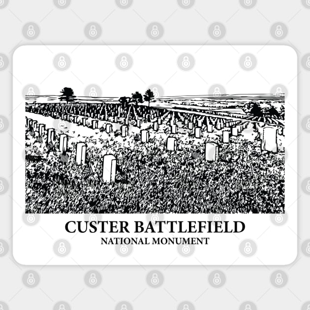 Custer Battlefield National Monument Magnet by Lakeric